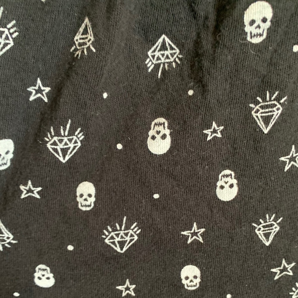 Skull & Diamonds Babydoll Tank Torrid Y2K Punk - Picture 6 of 13